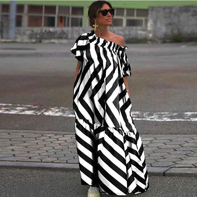 Vestido Midi Largo para Mujer para la Playa y Vacaciones